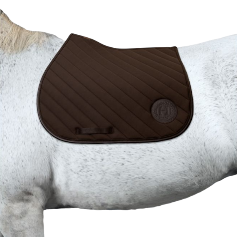 Harcour - Tapis de selle Balthazar marron | - Ohlala