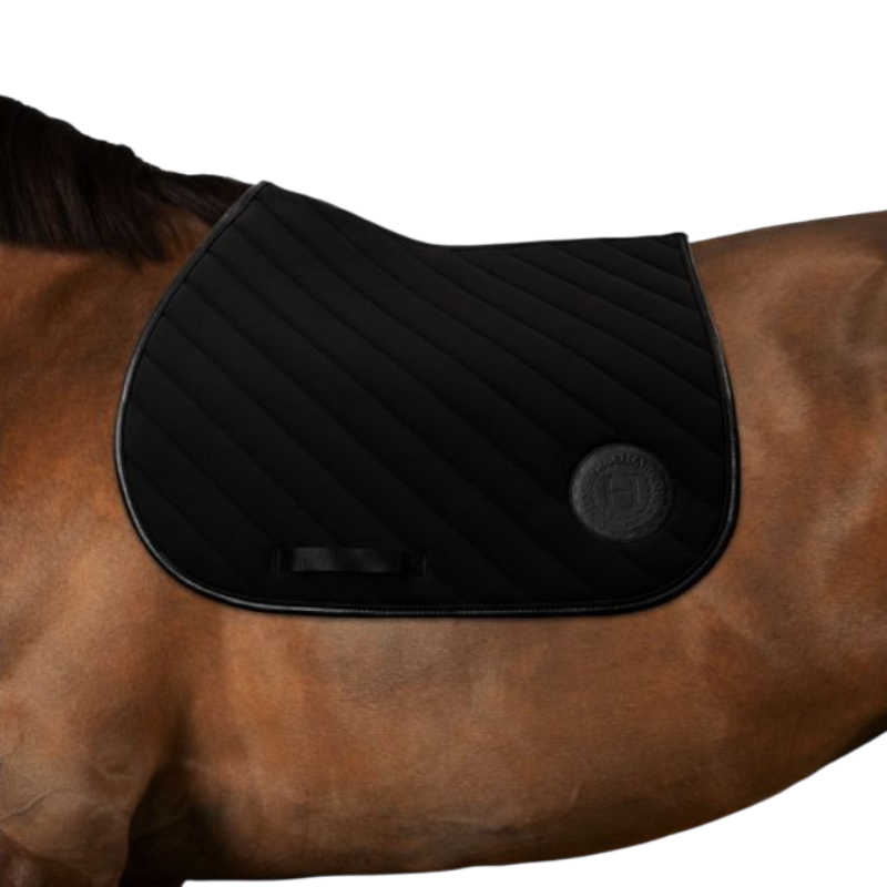 Harcour - Tapis de selle Balthazar noir | - Ohlala