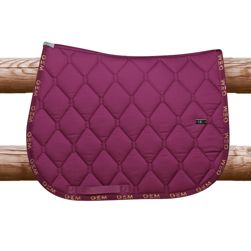 GEM - Tapis de selle Love violet