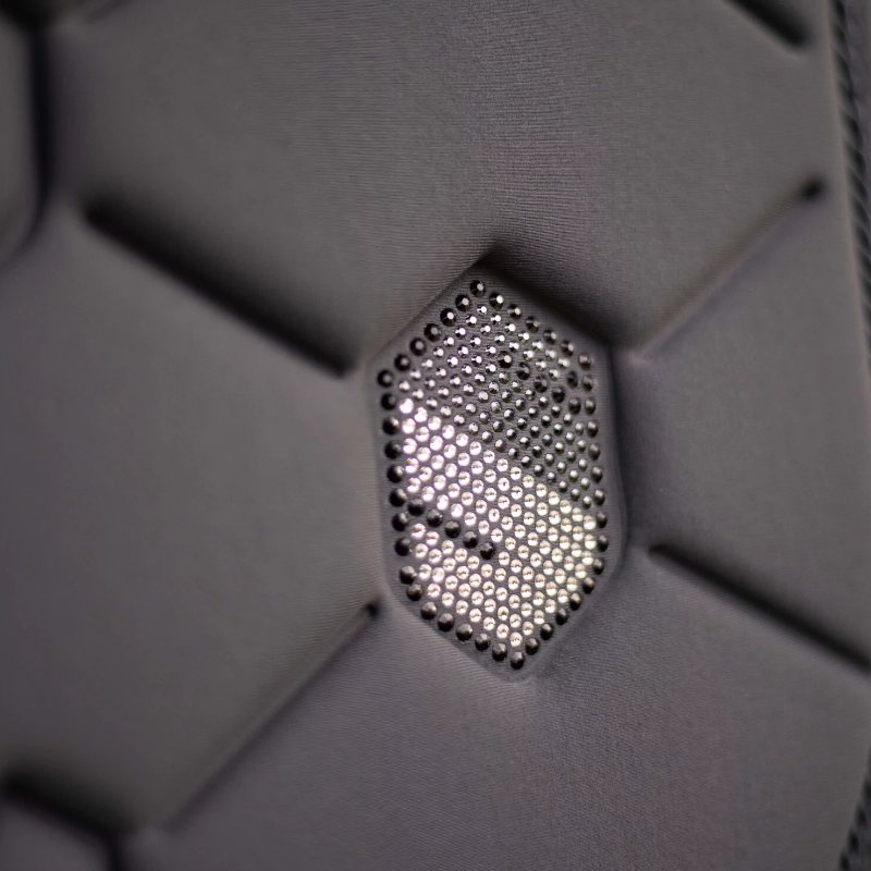 Samshield - Tapis de selle Spineshield swarovski anthracite
