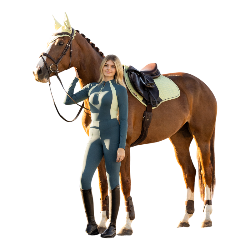 LeMieux - Tapis de selle Suede Close Contact macaron | - Ohlala