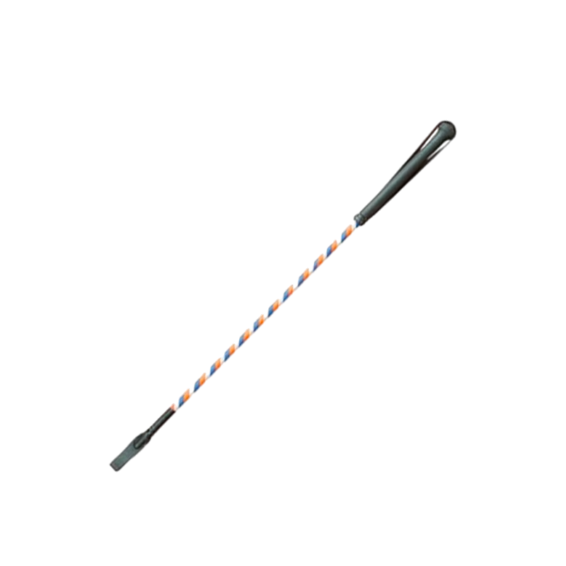 TdeT - Wit/oranje zilveren lintwip
