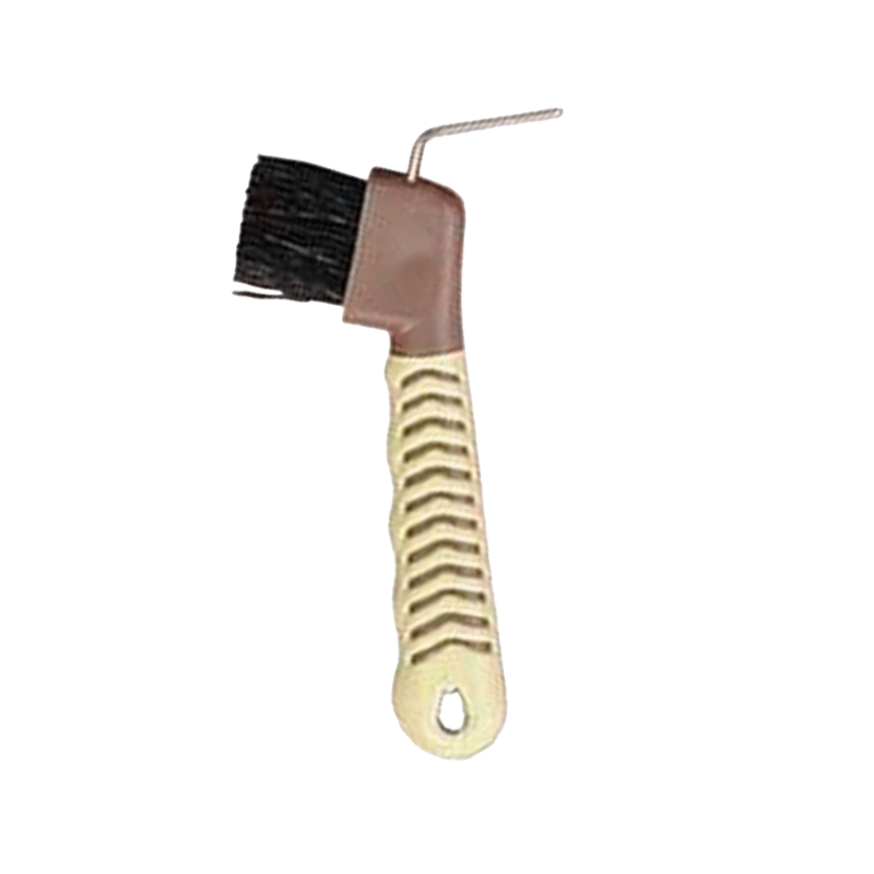 TdeT - Cure-pieds brosse bicolore marron/beige | - Ohlala
