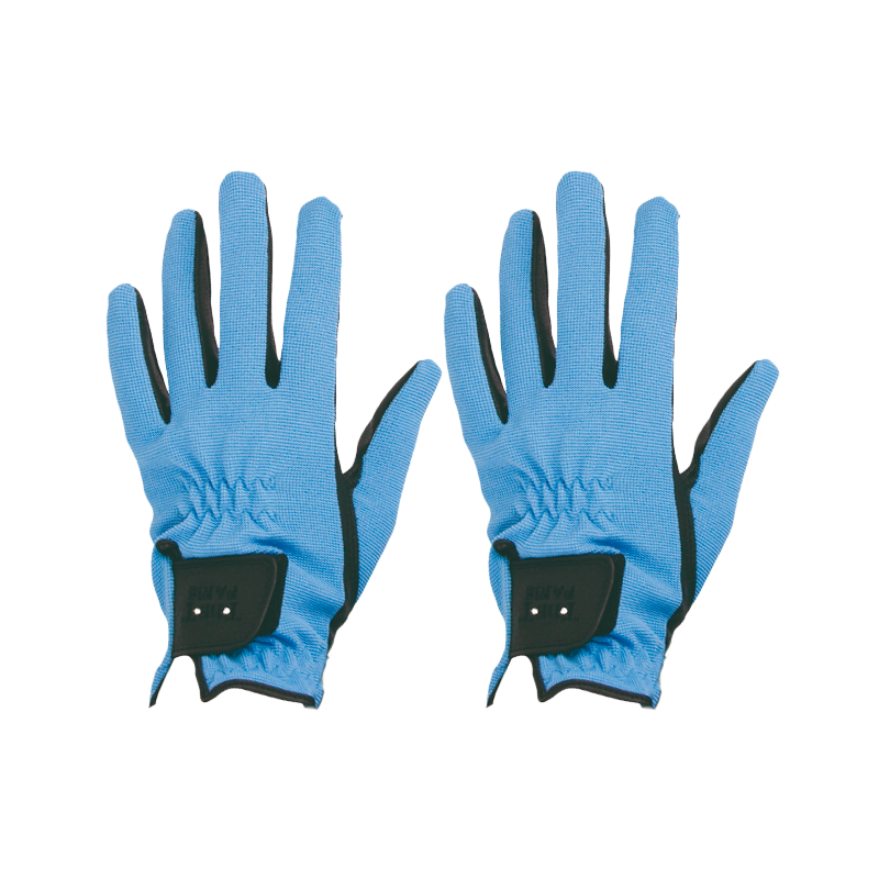 TdeT - Gants d'équitation Club bleu ciel | - Ohlala