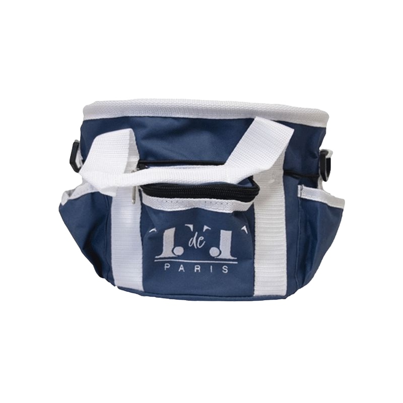 TdeT - Sac de pansage petit modèle marine/ blanc | - Ohlala
