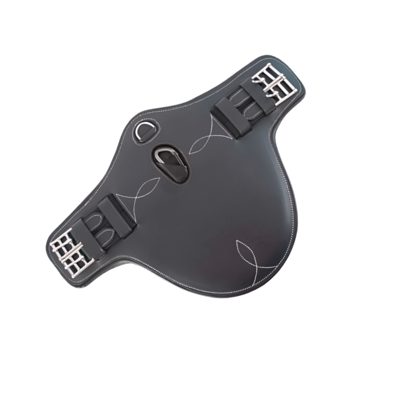 TdeT - Sangle bavette courte noire | - Ohlala