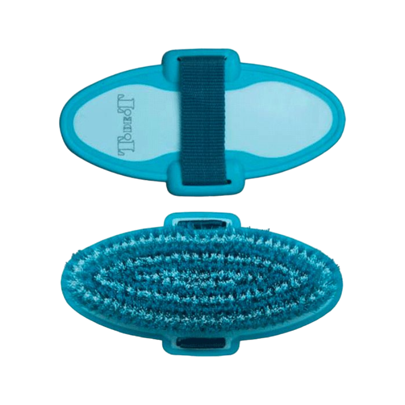 TdeT -  Brosse douce bicolore turquoise/bleu ciel | - Ohlala