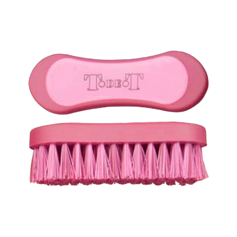 TdeT -  Brosse de tête bicolore bordeaux/rose | - Ohlala