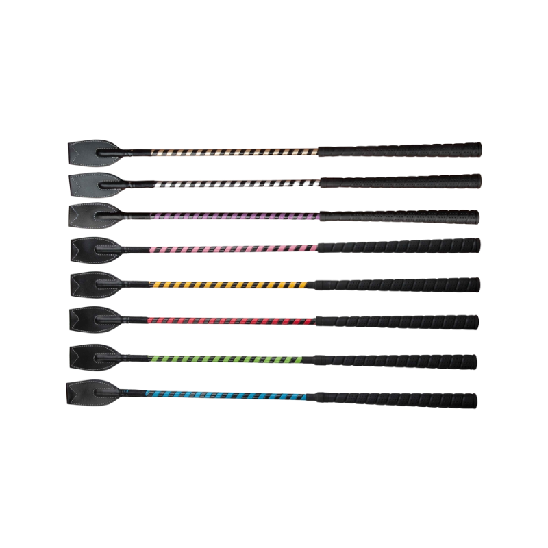 TdeT -  Cravache Sucre d'Orge bleu/noir | - Ohlala