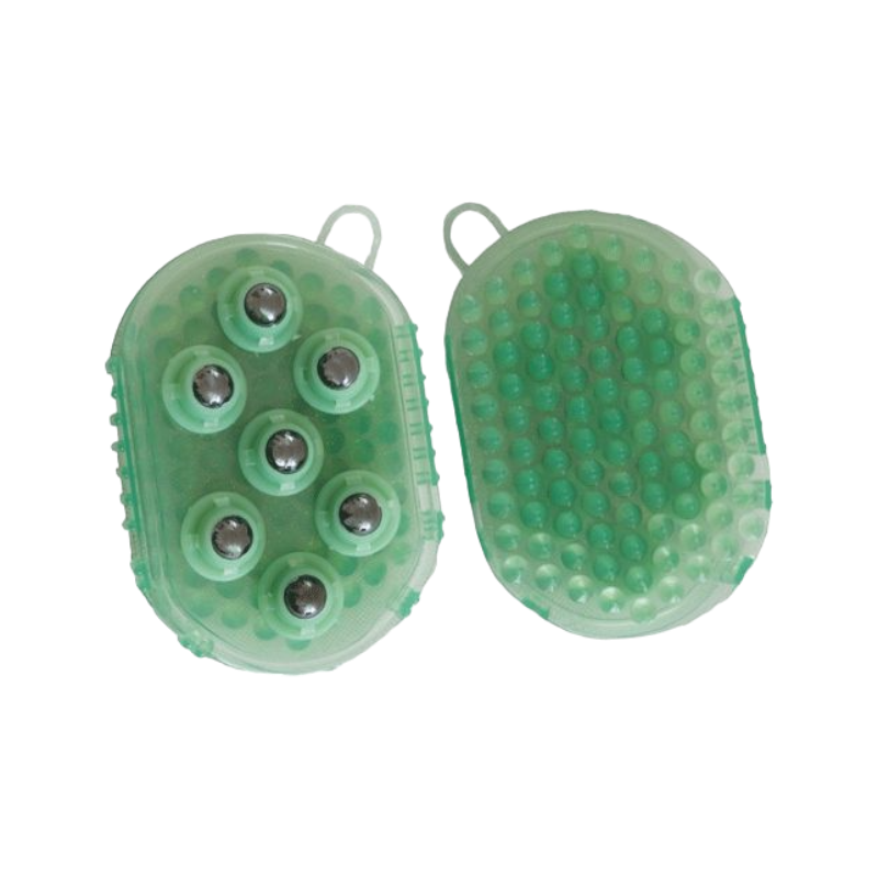 TdeT - Étrille gant de massage à boules vert | - Ohlala