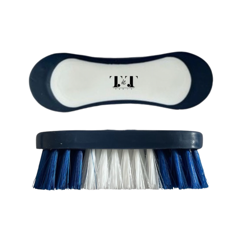 TdeT - Brosse de tête bicolore marine/ blanc | - Ohlala
