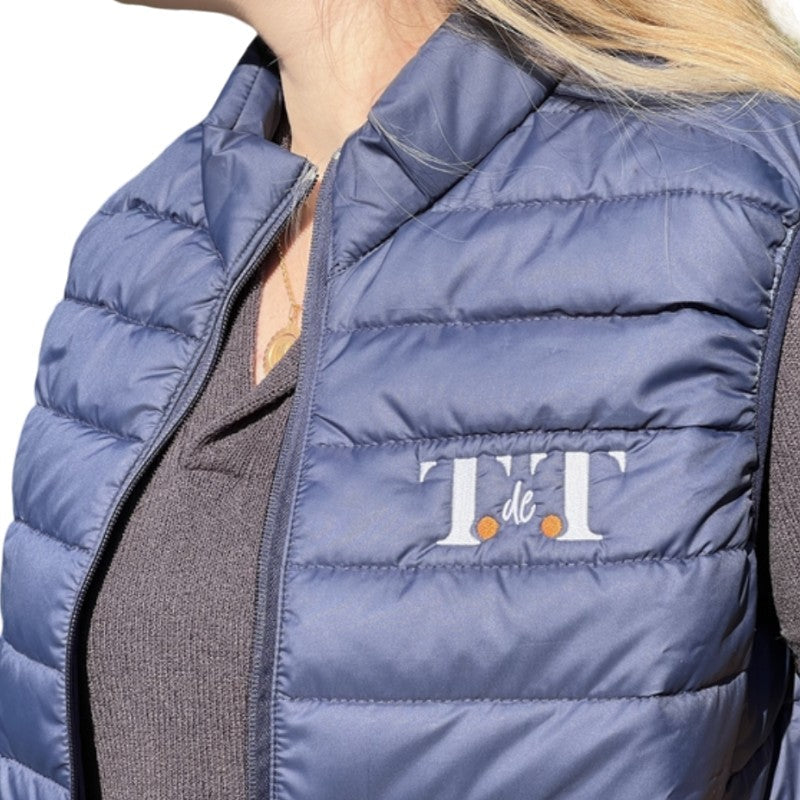 TdeT - Doudoune sans manches Unisexe Marine | - Ohlala