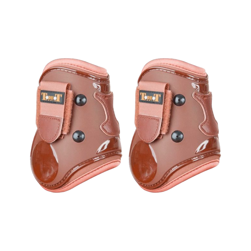 TdeT - Coque en bruine lederen balbeschermers