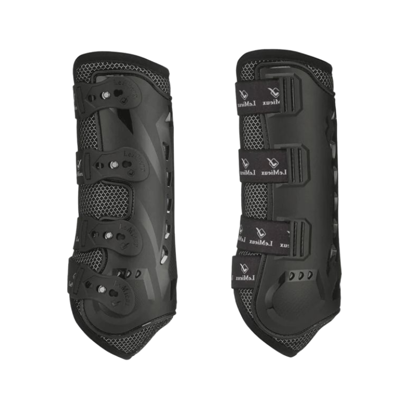 LeMieux - Guêtres fermées Ultra Mesh Snug noir x2 | - Ohlala