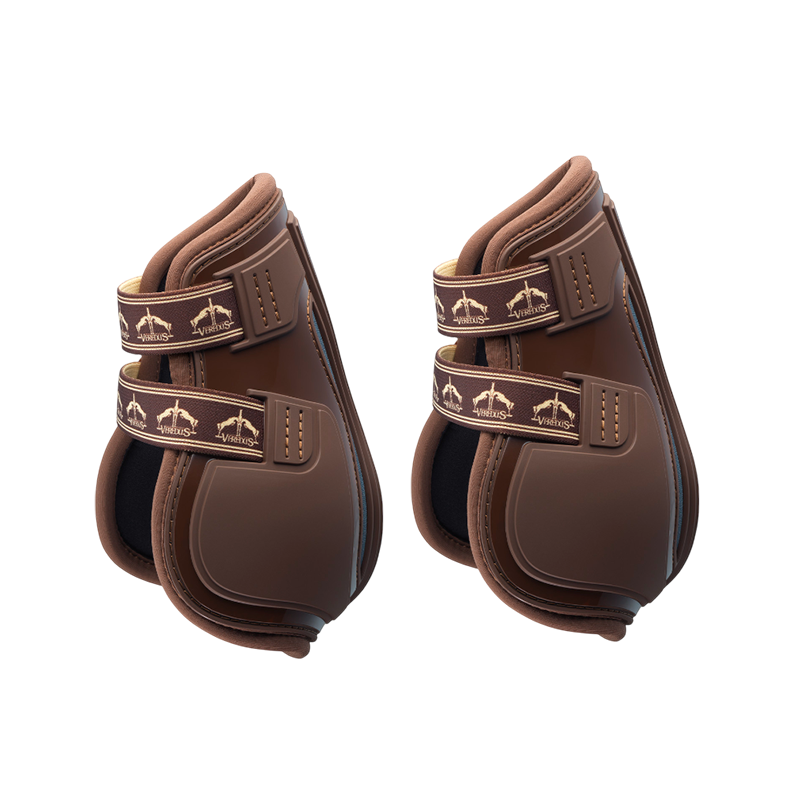 Veredus - Protège-boulets Pro Jump Active marron | - Ohlala