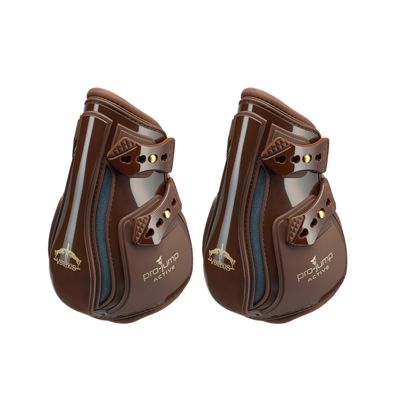 Veredus - Protège-boulets Pro Jump Active marron | - Ohlala