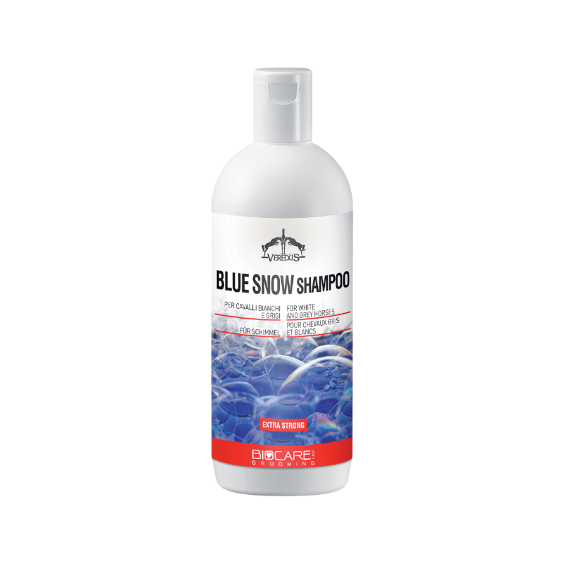 Veredus - Shampoing pour chevaux blancs et gris Blue Snow | - Ohlala