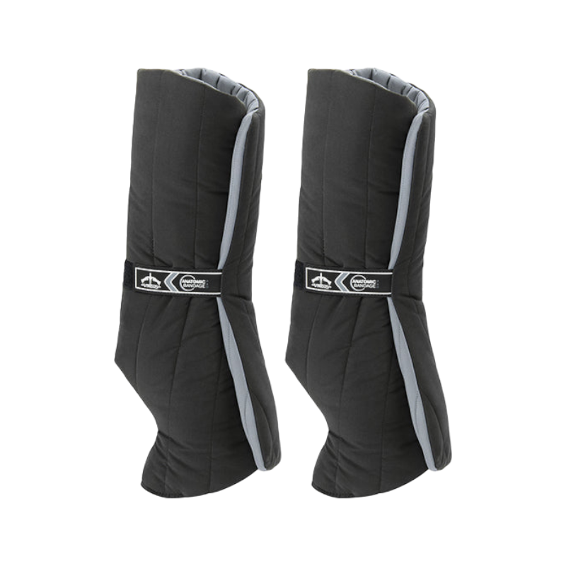 Veredus - Sous-bandes antérieurs anatomiques avec lanière de fermeture velcro noir (x2) | - Ohlala