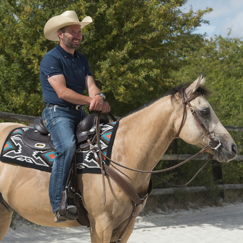 Westride - Selle western by Franck Perret Arvada chocolat | - Ohlala