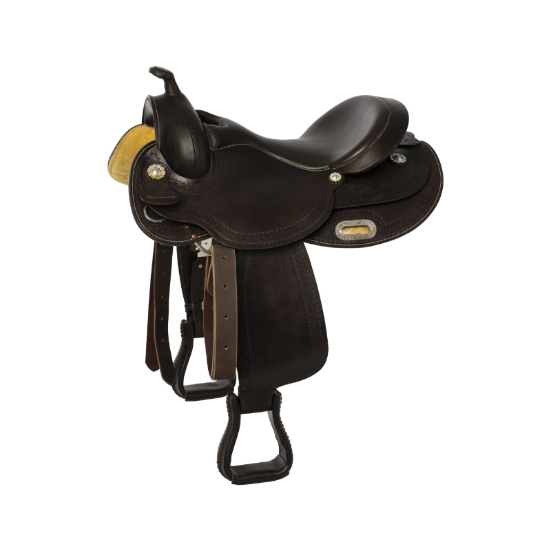 Westride - Selle western by Franck Perret Arvada chocolat | - Ohlala