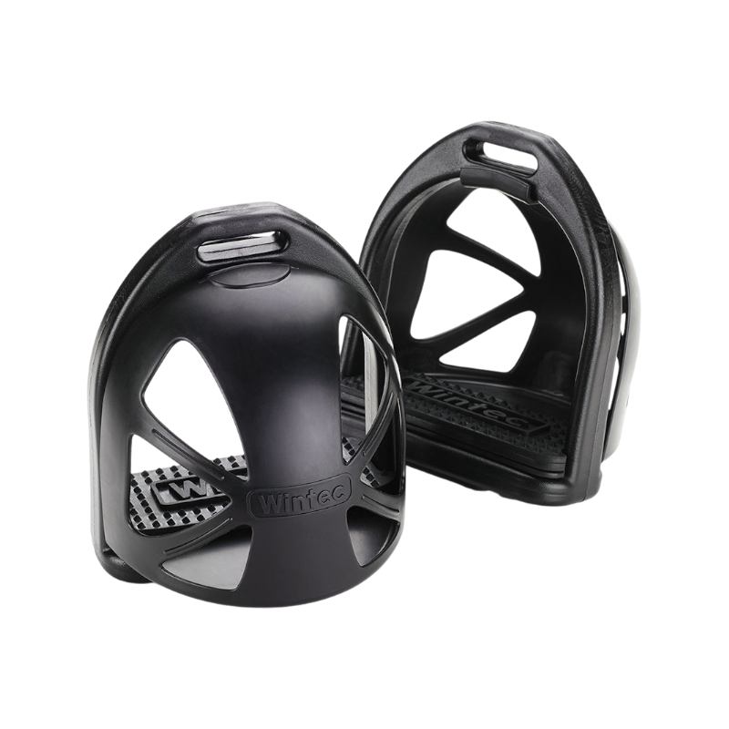 Wintec - Étriers éducatifs coques noir | - Ohlala