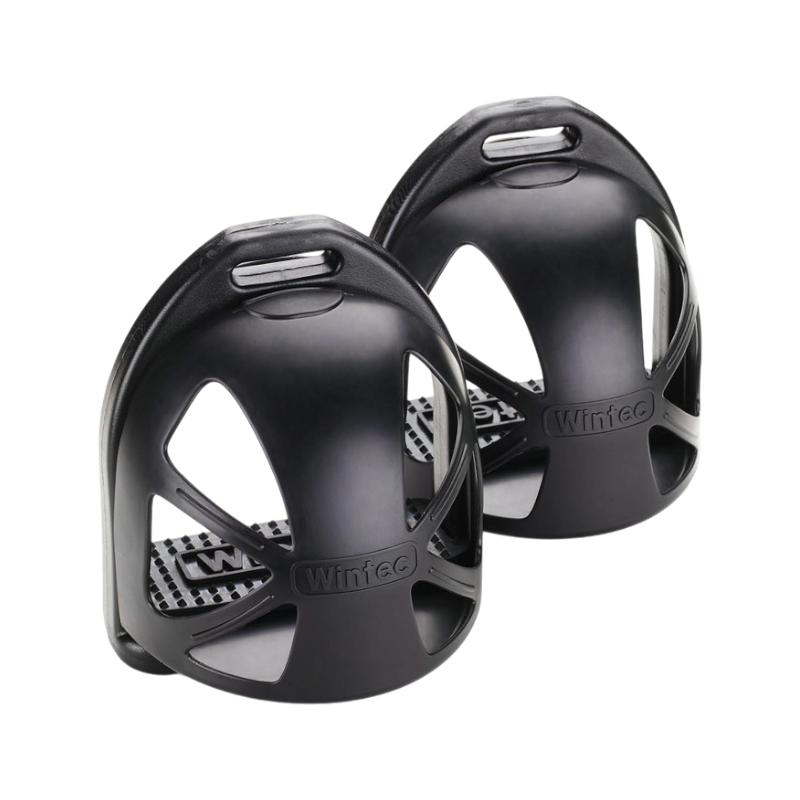 Wintec - Étriers éducatifs coques noir | - Ohlala