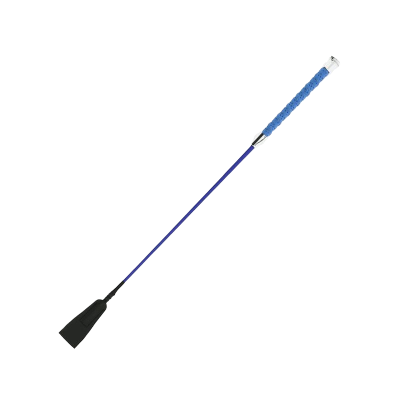 Whip&Go - Cravache Soft grip bleu roi | - Ohlala