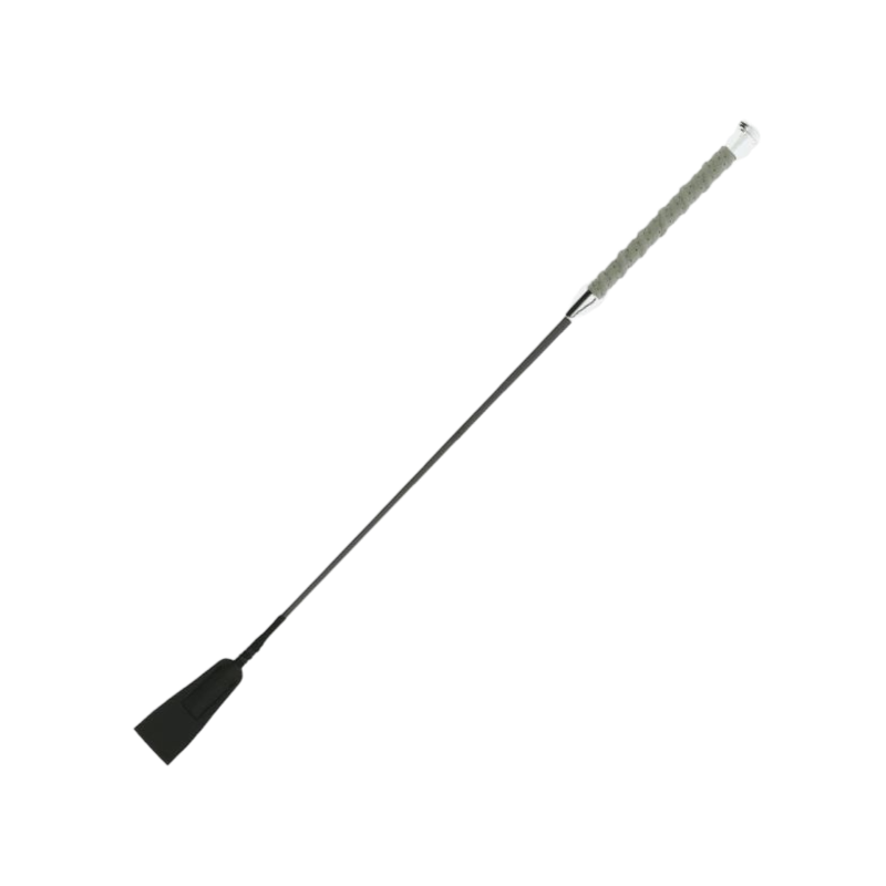 Whip&Go - Cravache Soft grip gris | - Ohlala