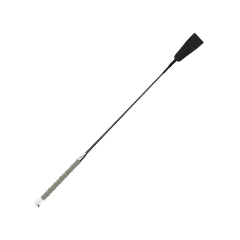 Whip&amp;Go - Soft grip gray riding crop