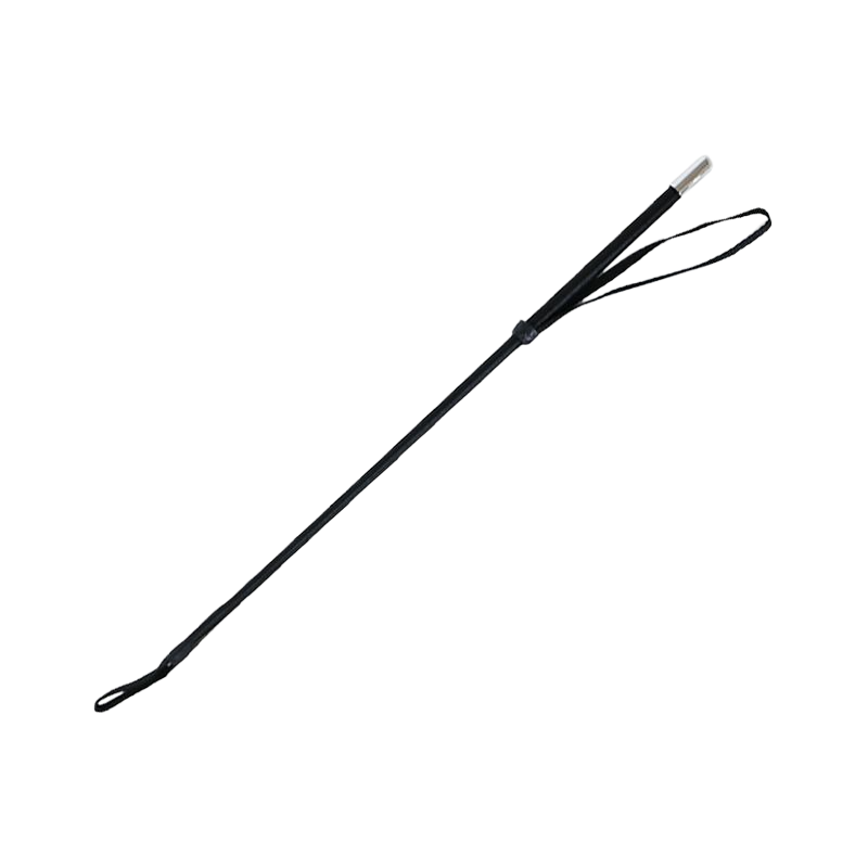 Whip&Go - Cravache fibre de verre et nylon tressé noir 61 cm | - Ohlala