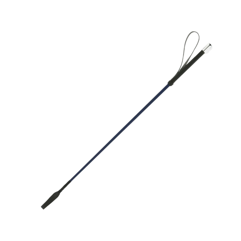 Whip&Go - Cravache fibre de verre recouverte nylon tressé marine