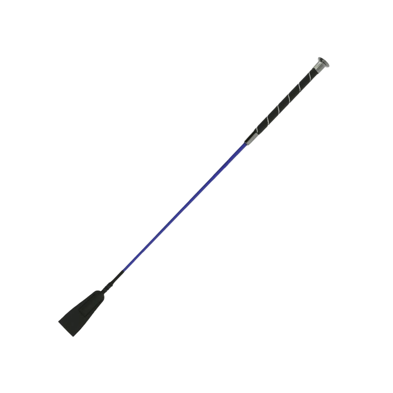 Whip&Go - Cravache insert strass bleu | - Ohlala