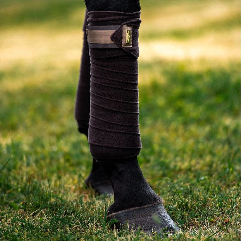 Equestrian Stockholm -  Bandes de Polo Golden brown (x4) | - Ohlala