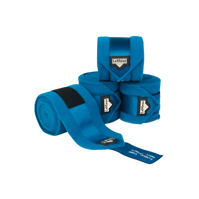 LeMieux - Bandes de polo Loire Satin marine (x4) | - Ohlala