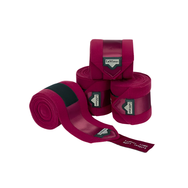 LeMieux - Bandes de polo Loire Mulberry (x4) | - Ohlala