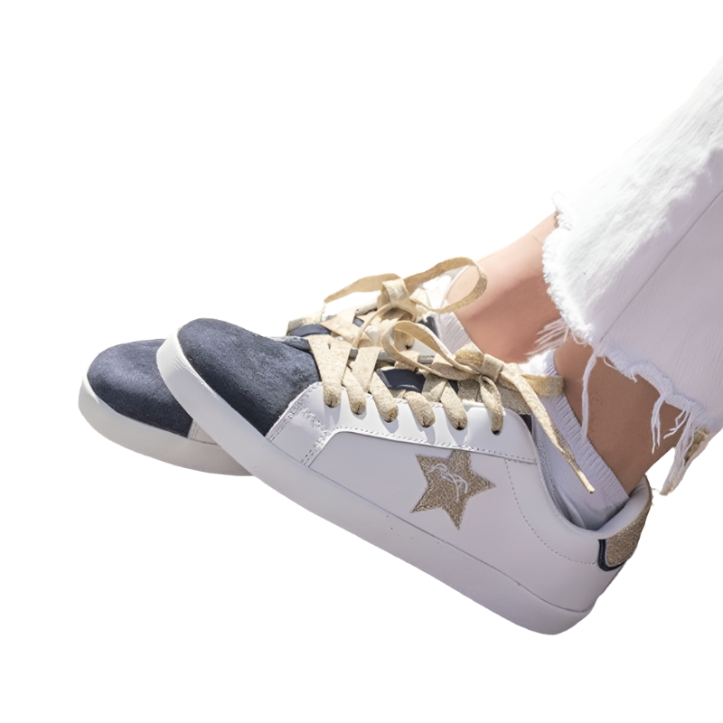 Pénélope - Sneakers Neptune blanc/ marine | - Ohlala