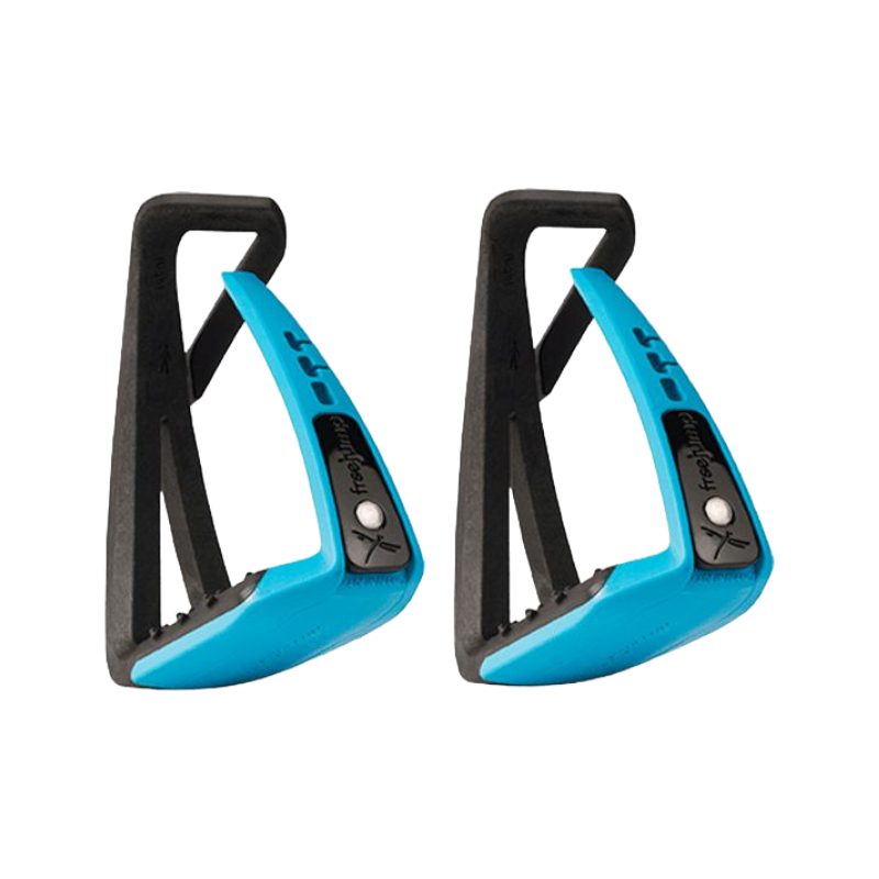 Freejump - Étriers Soft'Up Lite Noir / Bleu | - Ohlala