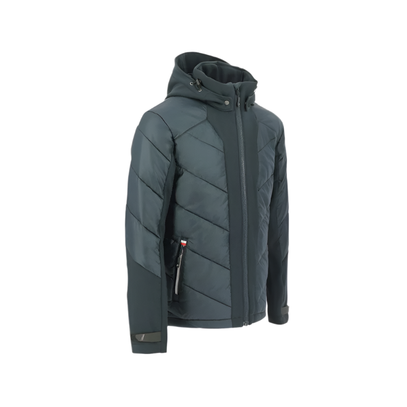Equithème - Veste softshell homme Chris marine | - Ohlala