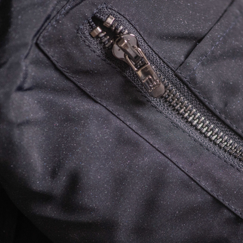 Pénélope - Damen Bomberjacke Lyon schwarz Glitzer