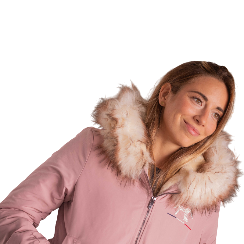 Pénélope - Bombers femme Lyon rose poudré