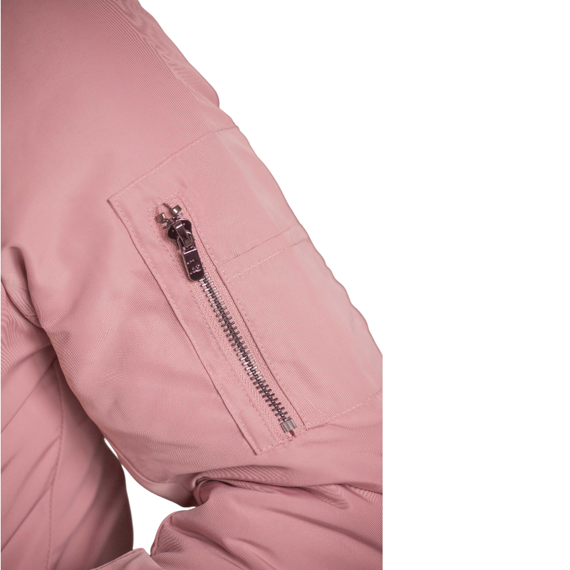 Pénélope - Bombers femme Lyon rose poudré