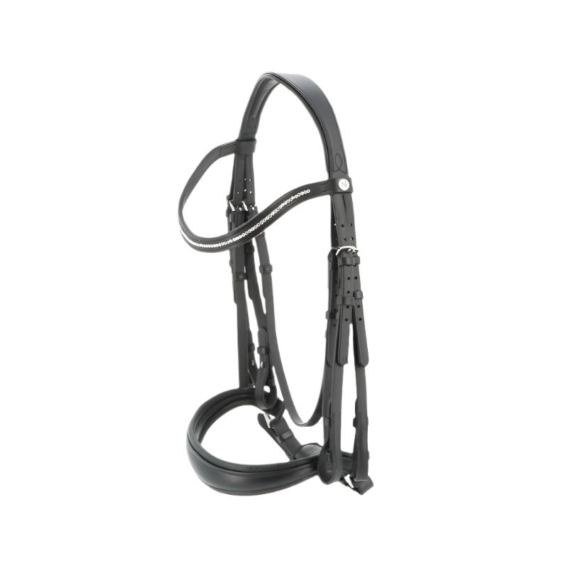 Norton - Bride strass noir | - Ohlala