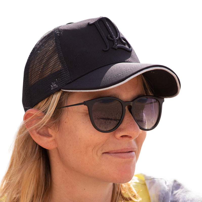 Pénélope - Casquette mesh noir | - Ohlala
