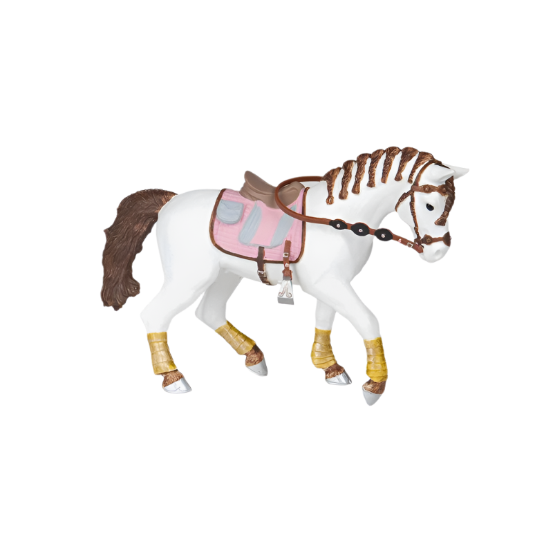 Papo - Figurine Cheval tressé | - Ohlala