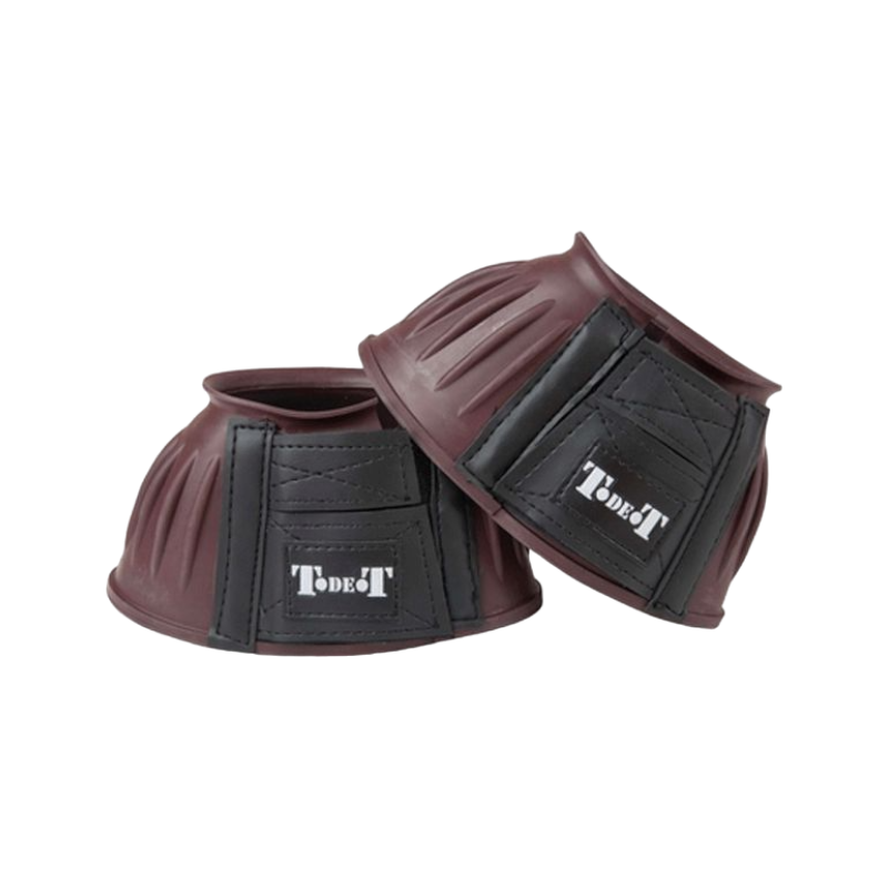 TdeT - Cloches Caoutchouc Velcro marron | - Ohlala