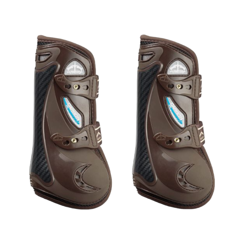 Veredus - Guêtres ouvertes Carbon Gel Vento Marron x2 | - Ohlala