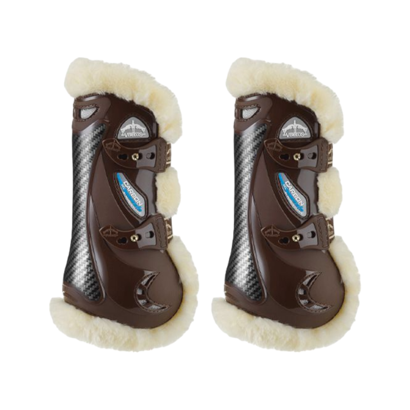 Veredus - Guêtres ouvertes Carbon Gel Vento Save The Sheep Marron x2 | - Ohlala