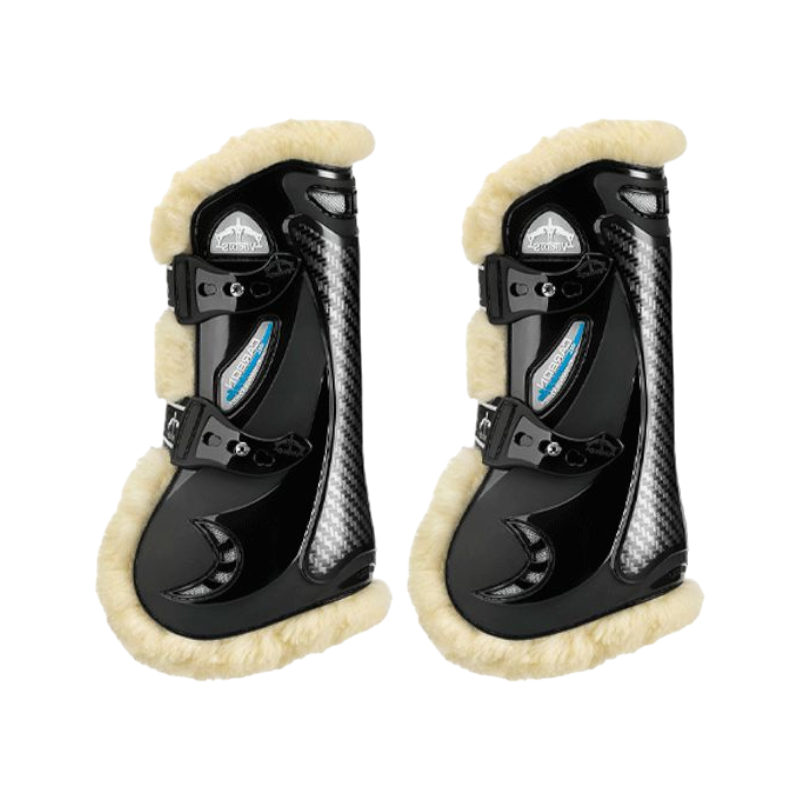 Veredus - Guêtres ouvertes Carbon Gel Vento Save The Sheep Noir x2 | - Ohlala