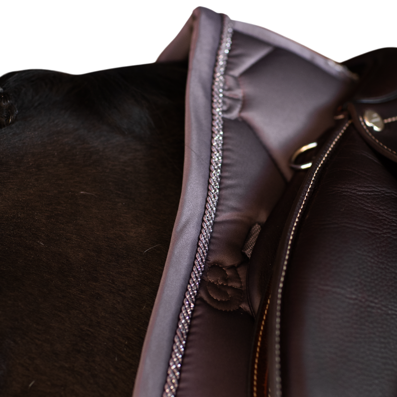 Equestrian Stockholm - Tapis de selle Dark Violet | - Ohlala