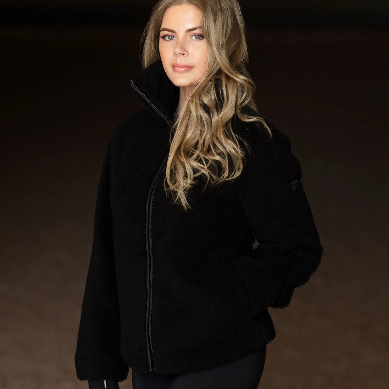 Equestrian Stockholm - Veste polaire zippée femme Teddy Fleece dark ocean | - Ohlala